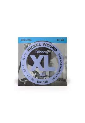 Cuerdas para guitarra eléctrica Daddario 11-52 EXL116