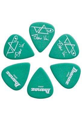 Pack de 6 uñetas Ibanez B1000SV GR Steve Vai verde