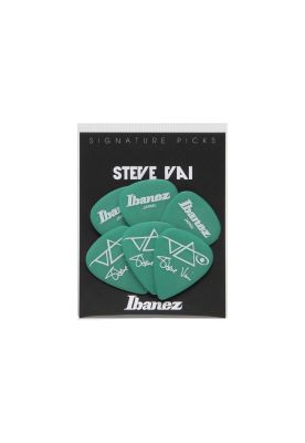 Imagen 2 del producto Pack de 6 uñetas Ibanez B1000SV GR Steve Vai verde