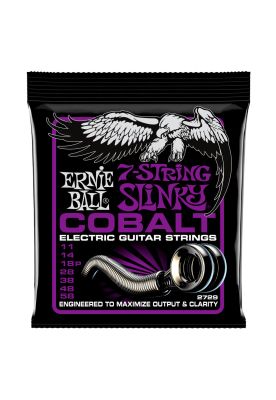 Cuerdas Guitarra Eléctrica 7 Cuerdas Ernie Ball 2729 Cobalt