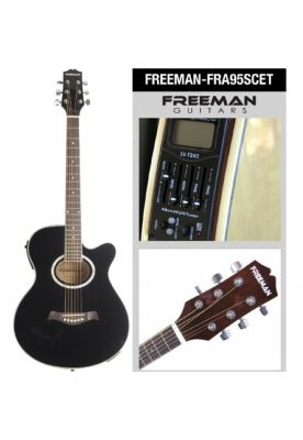 Imagen 2 del producto Guitarra electroacústica Freeman FRA95SCET color negro