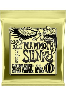 Cuerdas Guitarra Eléctrica Ernie Ball 2214 Mammoth Slk 12-62