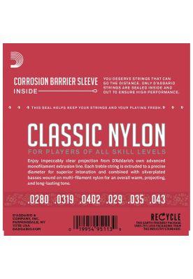 Imagen 2 del producto Set de cuerdas para guitarra clásica Daddario EJ27N