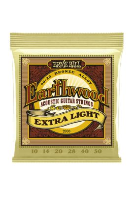 Set de Cuerdas guitarra folk Ernie Ball 2006 EXTRA LIGHT