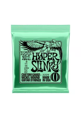 Imagen 1 del producto Cuerdas guitarra eléctrica Ernie Ball 8-42 Hyper Slinky 2229
