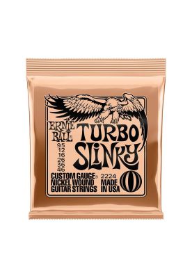 Cuerdas guitarra eléctrica Ernie Ball 9.5-46 Tur Slinky 2224