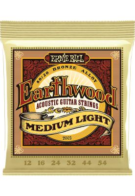 Set de cuerdas de guitarra Folk Ernie Ball 2003 12/54