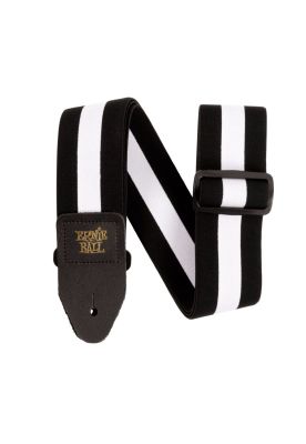 Correa de guitarra Ernie Ball Stretch Comfort Racer Blanca