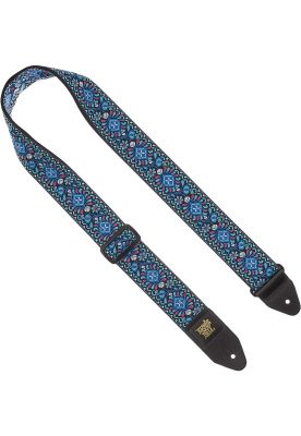 Imagen 2 del producto Correa para guitarra Ernie Ball P04097 Indigo Orchid Jacquard