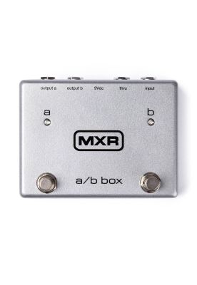 Pedal MXR A/B Box M196 Enrutador para 2 Guitarras o 2 Amps