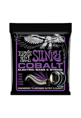 Set bajo eléctrico 5 cuerdas Ernie Ball 50-135 Pwr Slink Cob