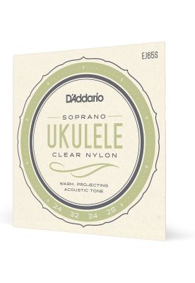 Set de cuerdas de nylon para Ukelele Soprano Daddario EJ65S