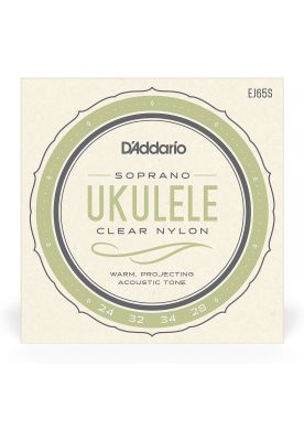 Imagen 2 del producto Set de cuerdas de nylon para Ukelele Soprano Daddario EJ65S