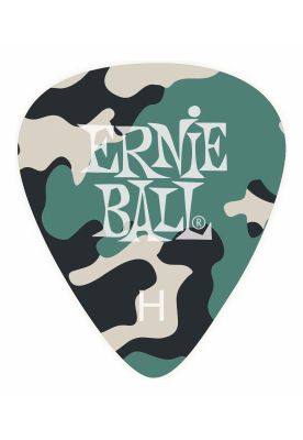 Pack de 12 uñetas 9223 CAMUFLAJE Ernie Ball