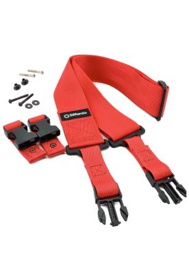 Correa para guitarra Sistema Cliplock Dimarzio DD2200 Roja
