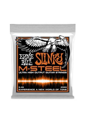 Cuerdas guitarra eléctrica Ernie Ball 9-46 Hybr M-Steel 2922