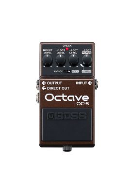 Pedal de Efecto Octavador P/ Guitarra o Bajo Boss OC-5 Octave