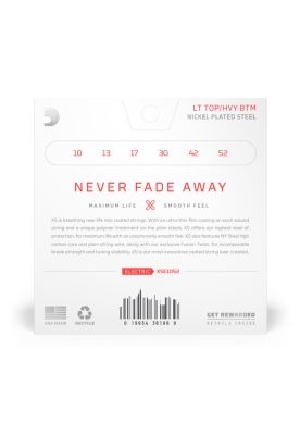 Imagen 2 del producto Cuerdas de guitarra eléctrica D´Addario XSE1052 Coated 10-52