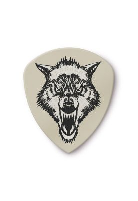 Imagen 1 del producto Pack 6 uñetas Dunlop Hetfield Black Fang 73mm blancas