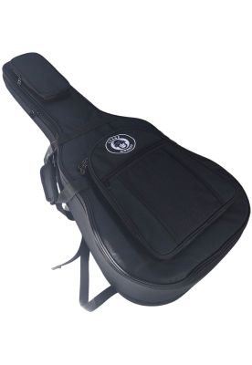 Funda Semirígida Acolchada Guitarra Acústica Metálica Folk