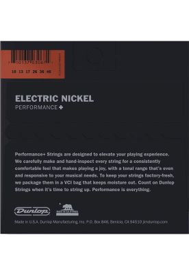 Imagen 2 del producto Set Cuerdas guitarra eléctrica Dunlop DEN1046 10-46
