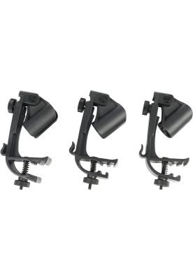 Set De 3 Pinzas Para Micrófono De Batería Samson Dmc100