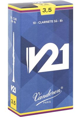 Set de 10 Cañas para Clarinete Bb Vandoren V21 CR8035