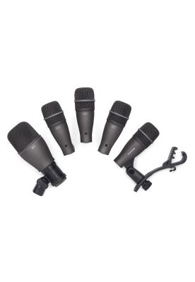 Set De 5 Micrófonos Para Batería Samson Dk705