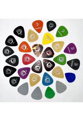 Imagen 1 del producto Pack de 30 Uñetas De Guitarra O Bajo Daddario Originales Usa