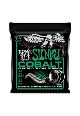 Cuerdas guitarra eléctrica Ernie Ball 12-56 Slky Cobalt 2726