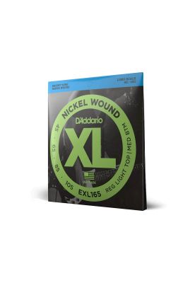 Imagen 1 del producto Set cuerdas D'addario para bajo EXL165 escala larga 45-105