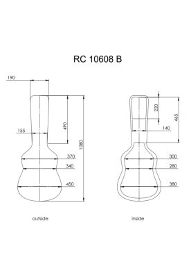 Imagen 2 del producto Case para guitarra clásica Rockbag RC10608B