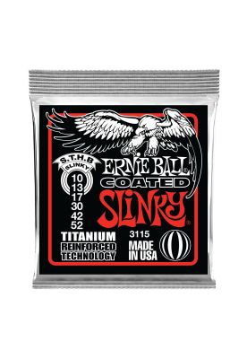 Cuerdas guitarra eléctrica Ernie Ball 10-52 Coated RPS 3115