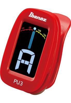 Afinador De Pinza Ibanez Pu3 Rojo