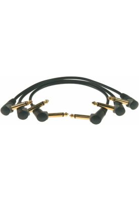 Imagen 2 del producto Pack de 3 cables patch para efectos PP-AJJ0030 30 cms Klotz