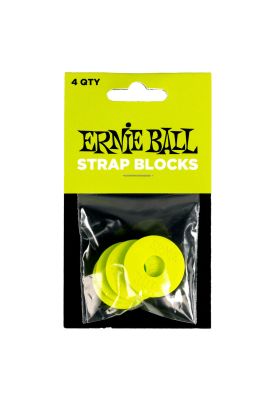Imagen 1 del producto Straps Blocks Ernie Ball P05622 Verde 4 unidades