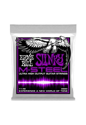 Cuerdas guitarra eléctrica Ernie Ball 11-48 Pwr M-Steel 2920