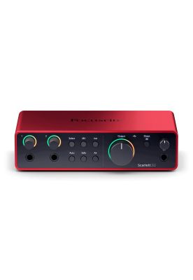 Interfaz de audio Focusrite Scarlett 2i2 4ta Generación