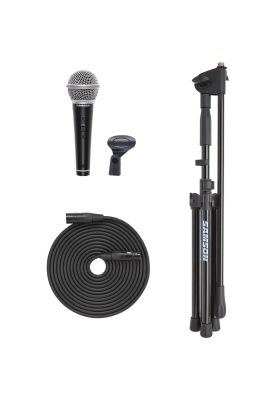 Pack micrófono con atril y cable Samson VP10X