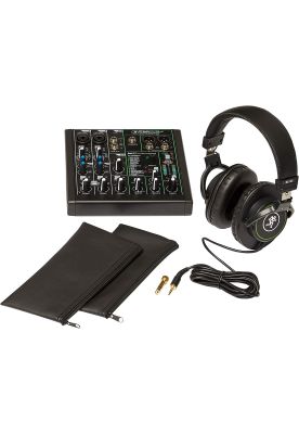 Imagen 2 del producto Pack Audio Performer Mackie Mixer Usb 2 Micrófonos Audífonos