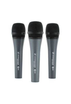 Pack de 3 micrófonos Dinámicos Sennheiser e835 Cardioide