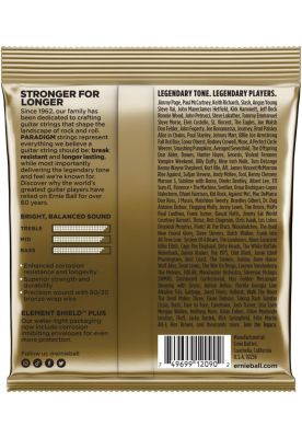 Imagen 2 del producto Cuerdas Guitarra Acústica Metálica Ernie Ball Paradigm 10-50