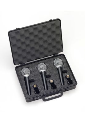 Set de 3 micrófonos dinámicos Samson R21S