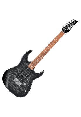 Guitarra eléctrica Ibanez GRX70QA color transparent black sunburst