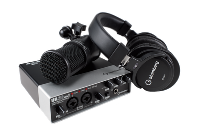 PACK RECORDING DE INTERFAZ DE AUDIO STEINBERG UR22 MKII