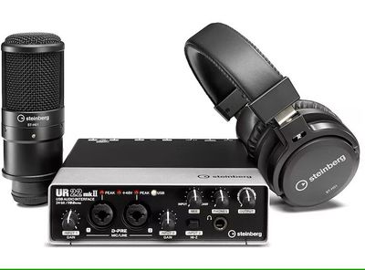 Imagen 2 del producto PACK RECORDING DE INTERFAZ DE AUDIO STEINBERG UR22 MKII