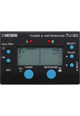Afinador cromático / metrónomo Boss TU-30