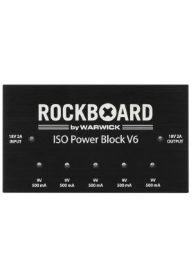 Fuente de poder Rockboard ISO Power Block V6 - 6 pedales