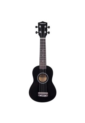 Ukelele soprano Freeman UK201 negro funda y Cuerdas Aquila