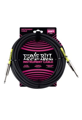 Imagen 2 del producto Cable para instrumento Ernie Ball P06046 BK - 6 metros